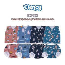Clency Setelan Baju Kutung Neci Dan Celana Pob