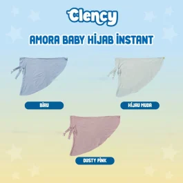 Clency Amora Baby Hijab Instant