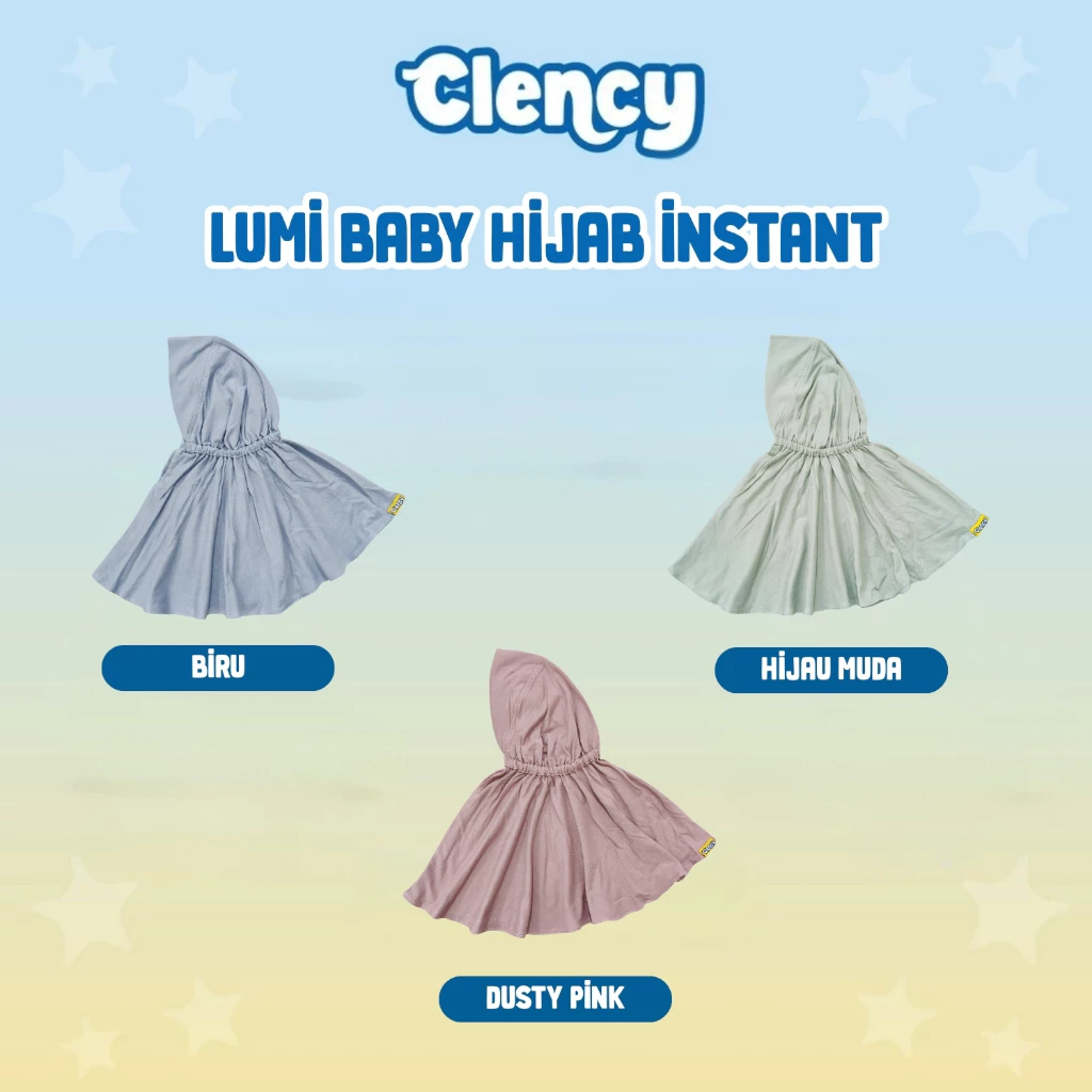 Clency Lumi Baby Hijab Instant - Gambar 2