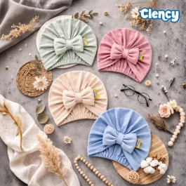 Clency Luna Baby Turban Cotton Rayon 0 – 6 bulan