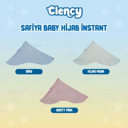 Clency Safiya Baby Hijab Instant